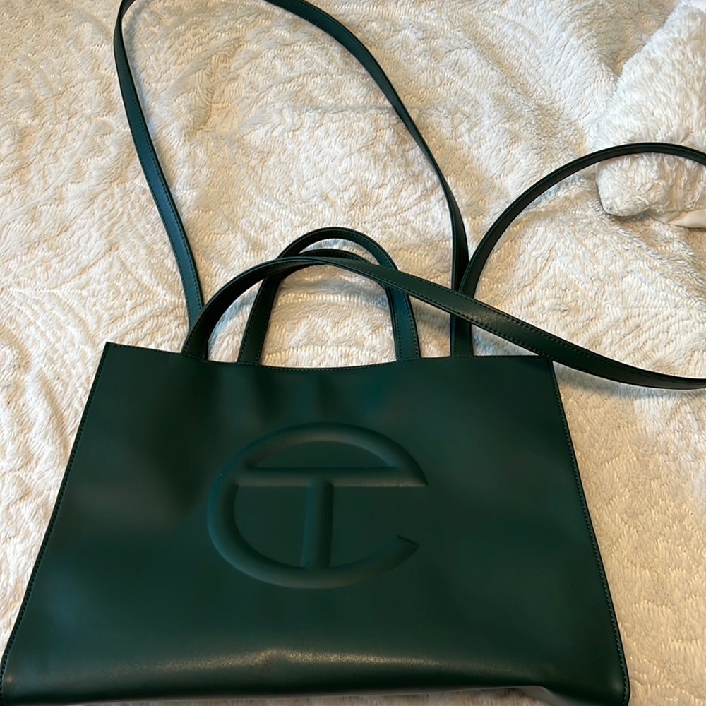 Olive Green Telfar Medium Shopper